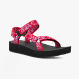 Teva MIDFORM UNIVERSAL Womens Sandals Neon Floral Pink/ Purple