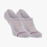 Tommy Hilfiger 2 Pack Mens Invisible Socks Grey