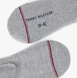 Tommy Hilfiger 2 Pack Mens Invisible Socks Grey