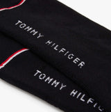 Tommy Hilfiger 2 Pack Mens Invisible Socks Black