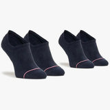 Tommy Hilfiger 2 Pack Mens Invisible Socks Navy