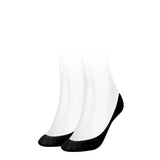 Tommy Hilfiger 2 Pack Womens Ballerina  Socks Black