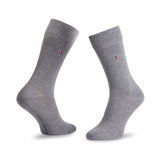 Tommy Hilfiger 2 Pack Mens Crew Classic Socks Grey