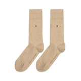 Tommy Hilfiger 2 Pack Mens Crew Classic Socks Beige