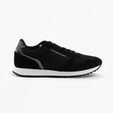Tommy Hilfiger SUEDE LOGO Mens Trainers Black