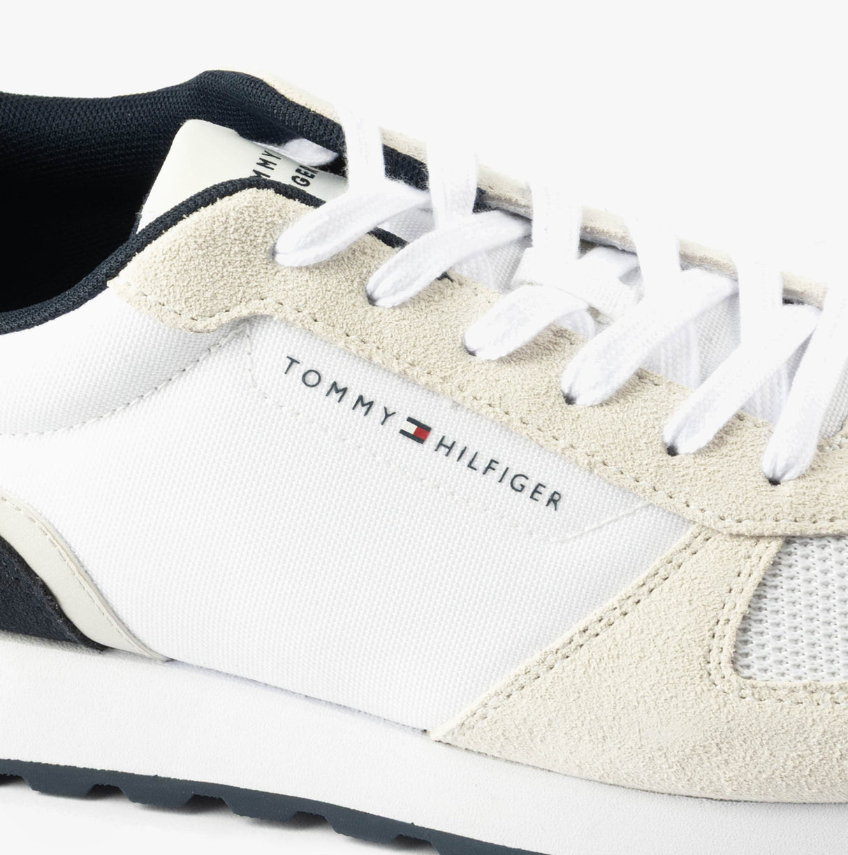 Tommy Hilfiger NEW RUNNER EVA MIX Mens Trainers White