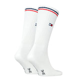 Tommy Hilfiger 2 Pack Trainer Mens Crew Socks White