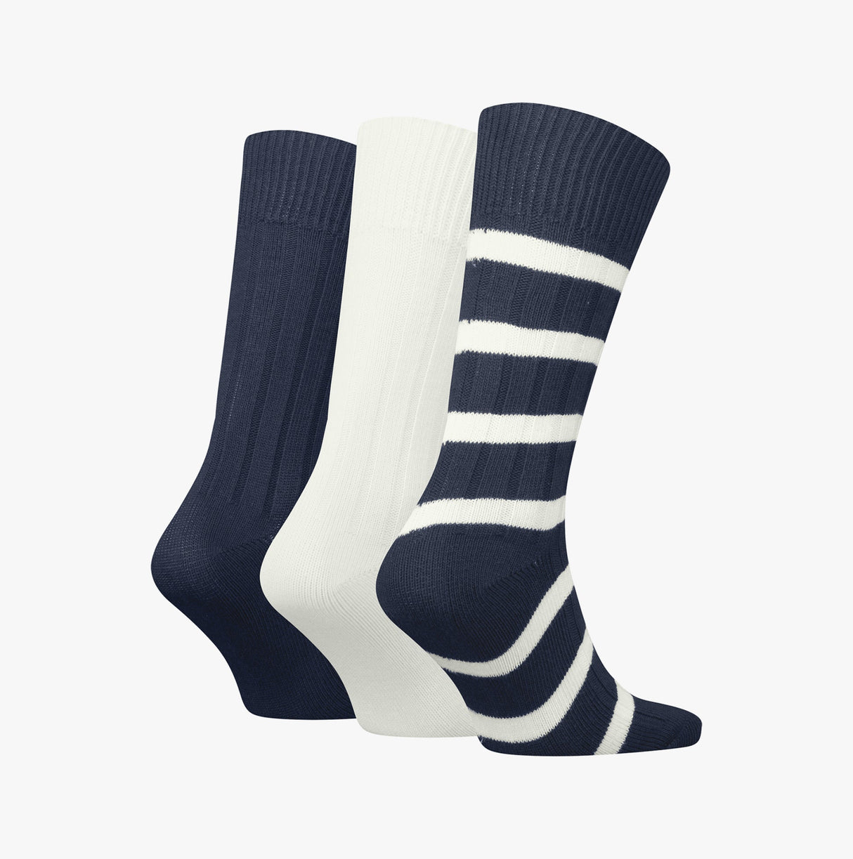 Tommy Hilfiger 3 Pack Giftbox Bootsock Mens Socks Navy