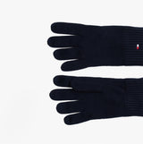 Tommy Hilfiger Mens Flag Embroidery Gloves With Cashmere Navy