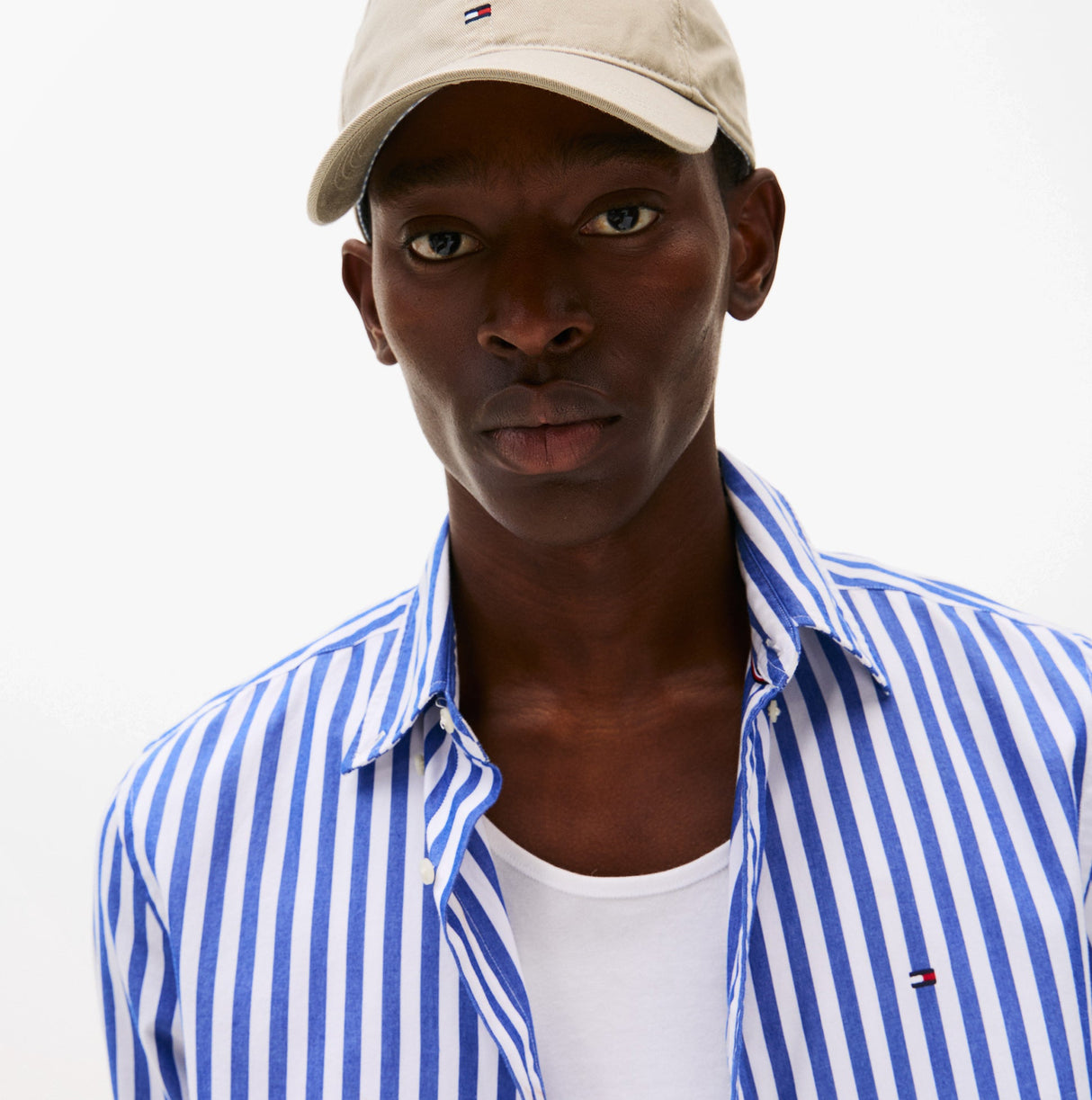 Tommy Hilfiger Flag Baseball Cap Sandalwood