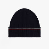 Tommy Hilfiger Signature Tape Mens Wool Beanie Blue