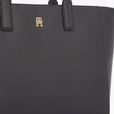 Tommy Hilfiger SOFT LOGO TOTE Womens Handbag Black