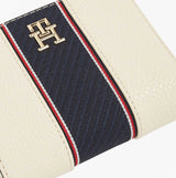 Tommy Hilfiger Womens monogram wallet with TH signature Cream