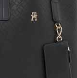 Tommy Hilfiger DISTINCT SATCHEL Womens Handbag Black