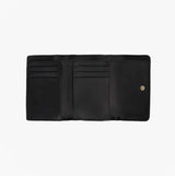 Tommy Hilfiger Womens Monogram Trifold Wallet Black