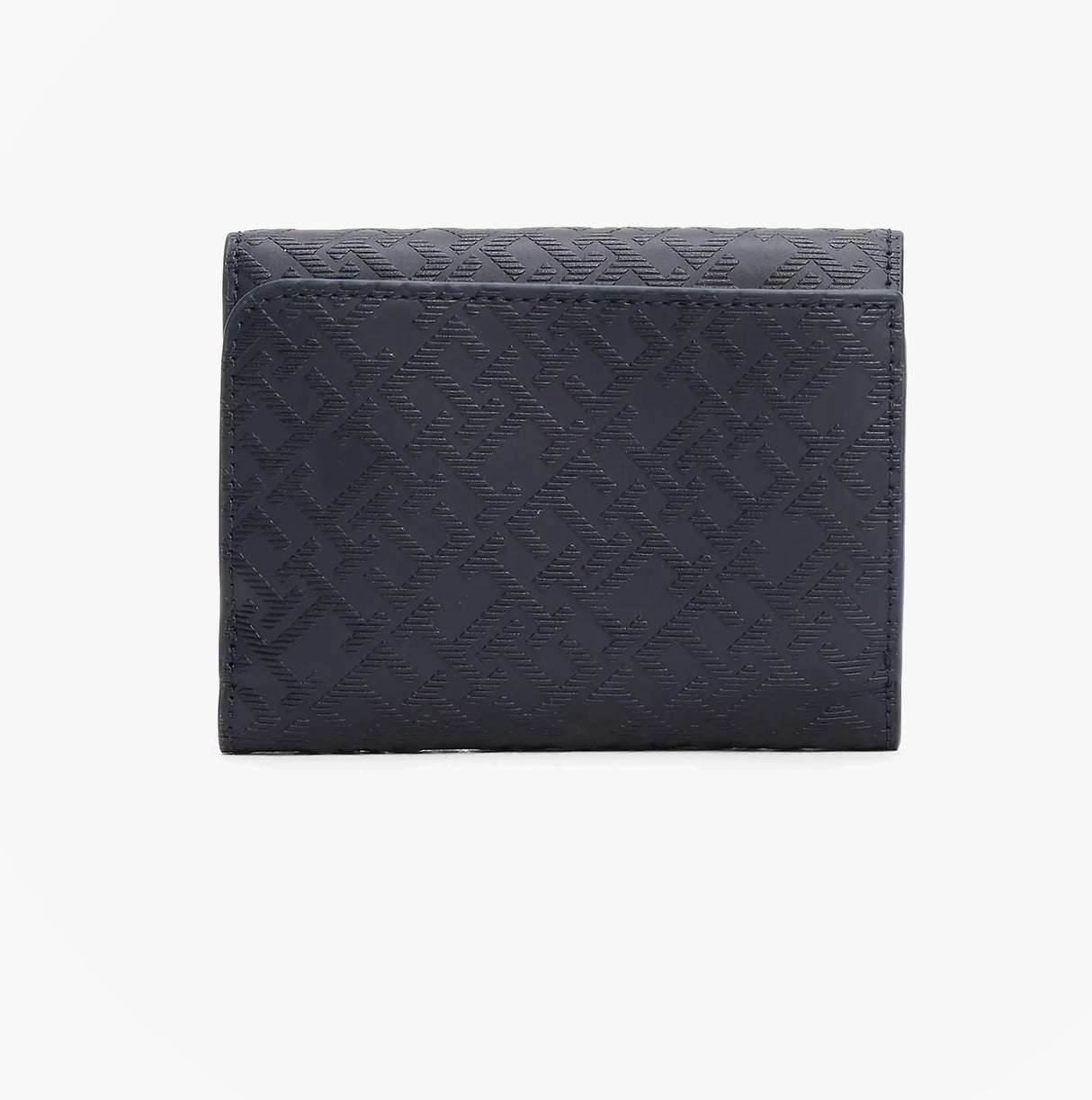 Tommy Hilfiger Womens Monogram Trifold Wallet Navy