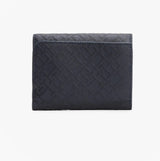 Tommy Hilfiger Womens Monogram Trifold Wallet Navy