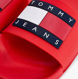 Tommy Hilfiger TJ POOL SLIDES Mens Slides Deep Crimson