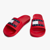 Tommy Hilfiger TJ POOL SLIDES Mens Slides Deep Crimson