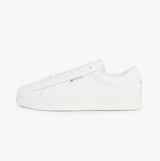 Tommy Hilfiger TJM LEATHER LOW CUPS Mens Trainers Ecru