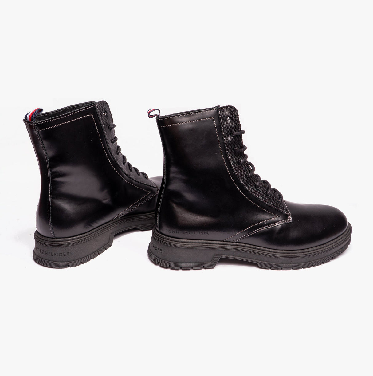 Tommy Hilfiger HILFIGER ABRASIVATO Mens Boots Black