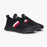 Tommy Hilfiger MODERN RUNNER KNIT S Mens Trainers Black