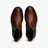 Tommy Hilfiger HILFIGER COMFORT Mens Chelsea Boots Winter Cognac