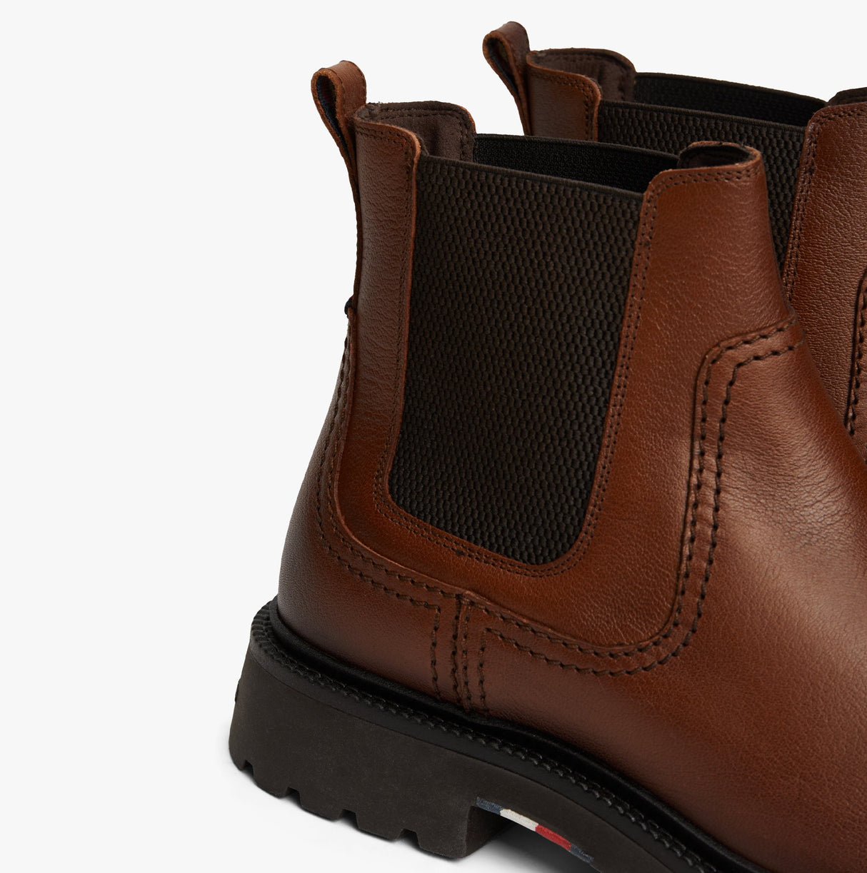 Tommy Hilfiger HILFIGER COMFORT Mens Chelsea Boots Winter Cognac