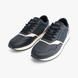 Tommy Hilfiger LEATHER SERRATED RUNNER Mens Trainers Desert Sky