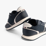 Tommy Hilfiger LEATHER SERRATED RUNNER Mens Trainers Desert Sky