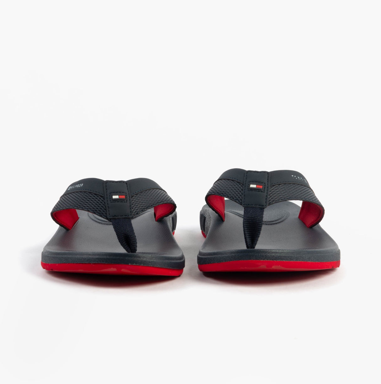 Tommy Hilfiger CONTRAST TEXTURE Mens Flip Flops Desert Sky