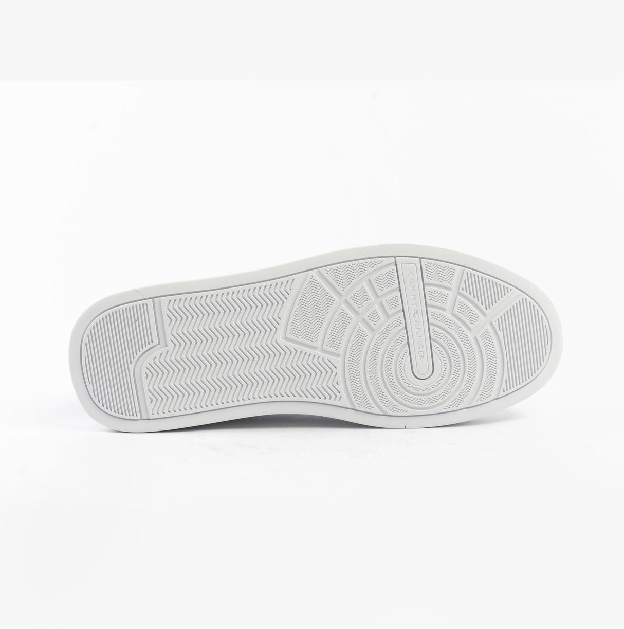 Tommy Hilfiger LOGO COURT Mens Trainers White/Desert Sky