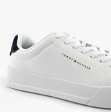 Tommy Hilfiger LOGO COURT Mens Trainers White/Desert Sky