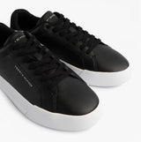Tommy Hilfiger TH COURT LTH DETAIL Mens Trainers Black