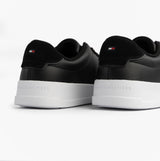 Tommy Hilfiger TH COURT LTH DETAIL Mens Trainers Black