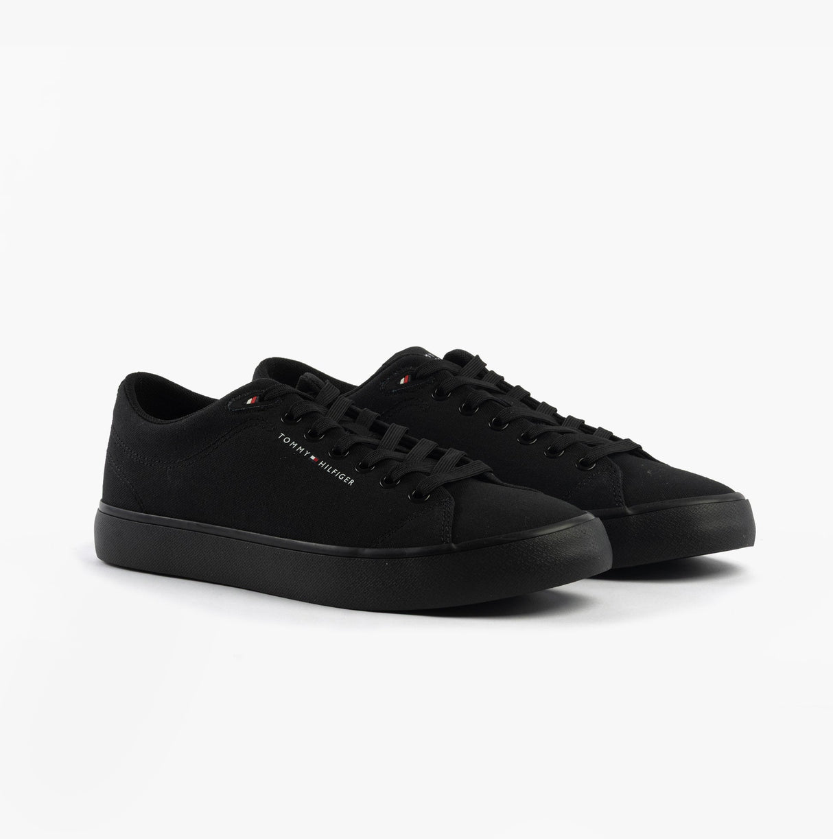 Tommy Hilfiger LOGO PATCH Mens Trainers Black