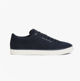 Tommy Hilfiger HI VULC LOW CORE Mens Canvas Trainers Desert Sky