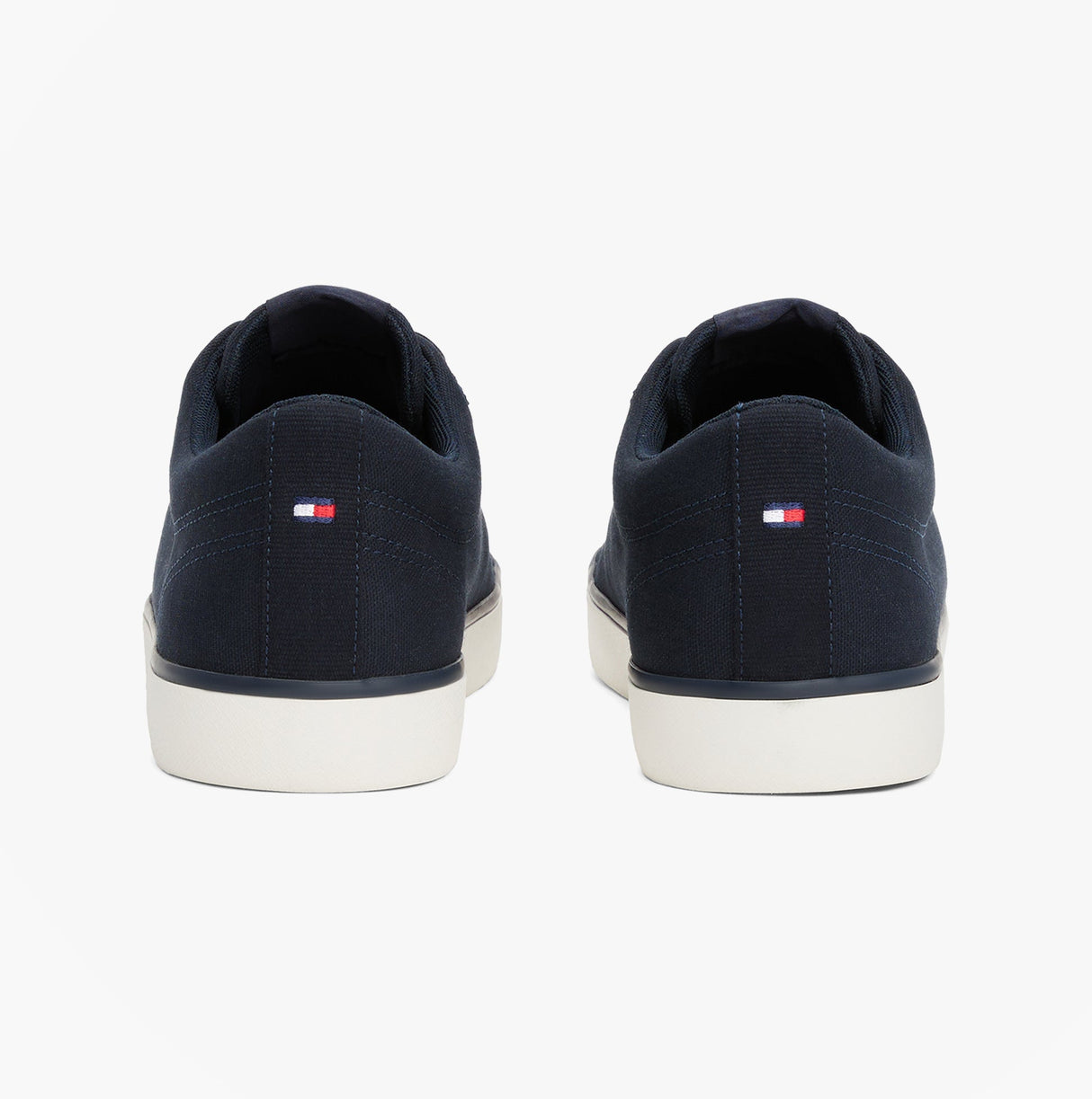 Tommy Hilfiger HI VULC LOW CORE Mens Canvas Trainers Desert Sky