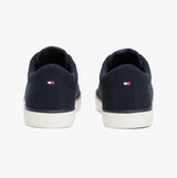 Tommy Hilfiger HI VULC LOW CORE Mens Canvas Trainers Desert Sky