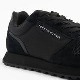 Tommy Hilfiger ESSENTIAL MIXED TEXTURE Mens Trainers Black