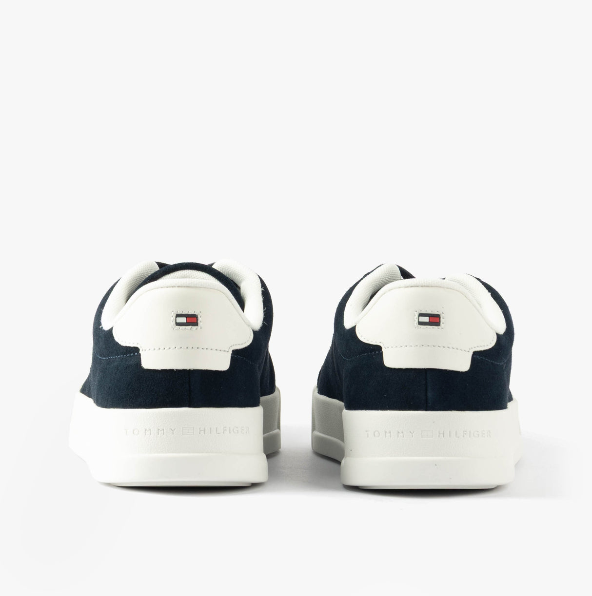 Tommy Hilfiger TH COURT BETTER SUEDE Mens Trainers Desert Sky