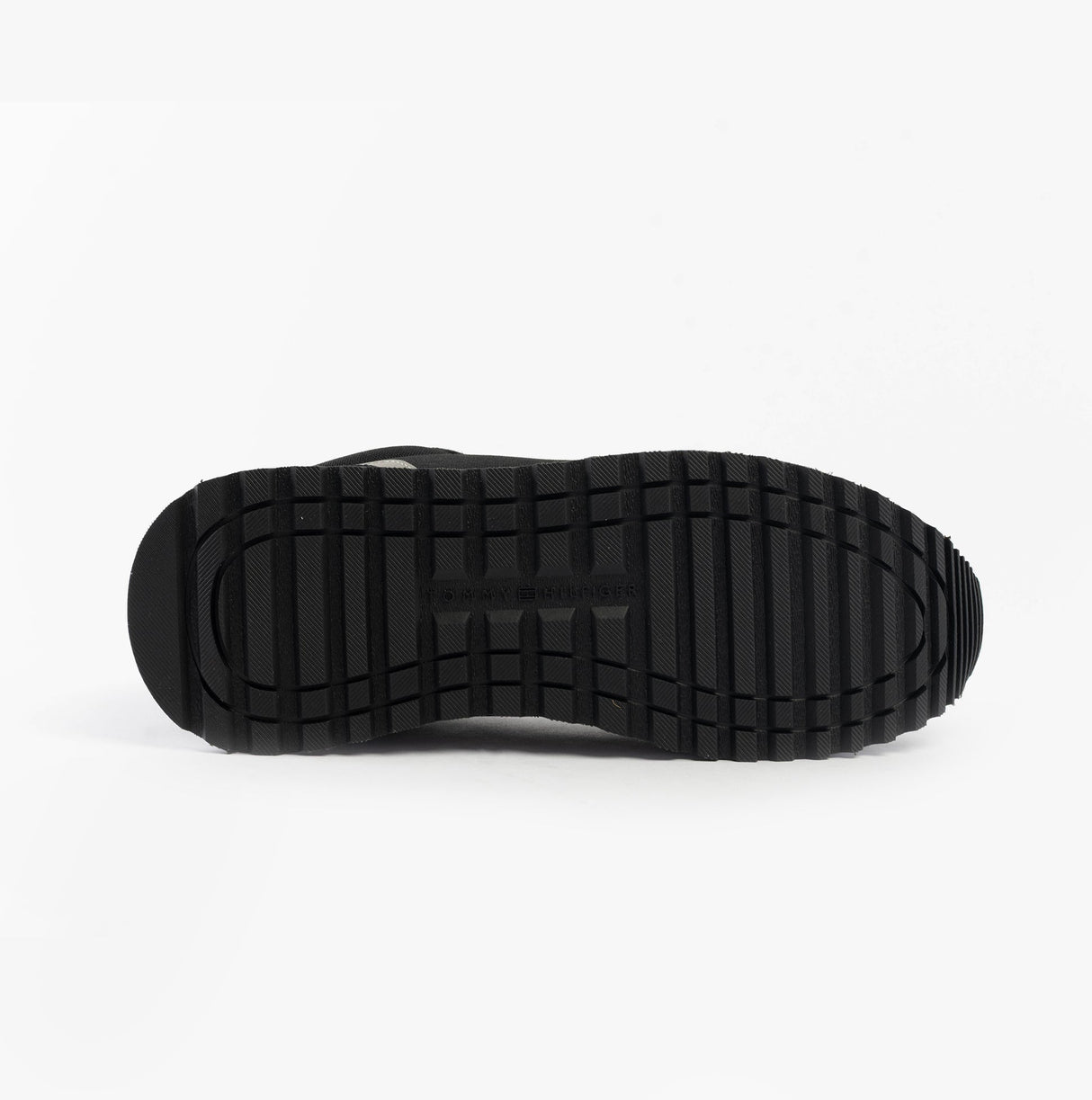 Tommy Hilfiger SUEDE LOGO Mens Trainers Black