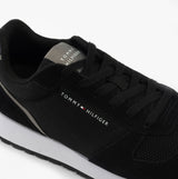 Tommy Hilfiger SUEDE LOGO Mens Trainers Black