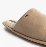 Tommy Hilfiger CORE HILFIGER FLAG H Mens Mule Slippers Coastal Taupe