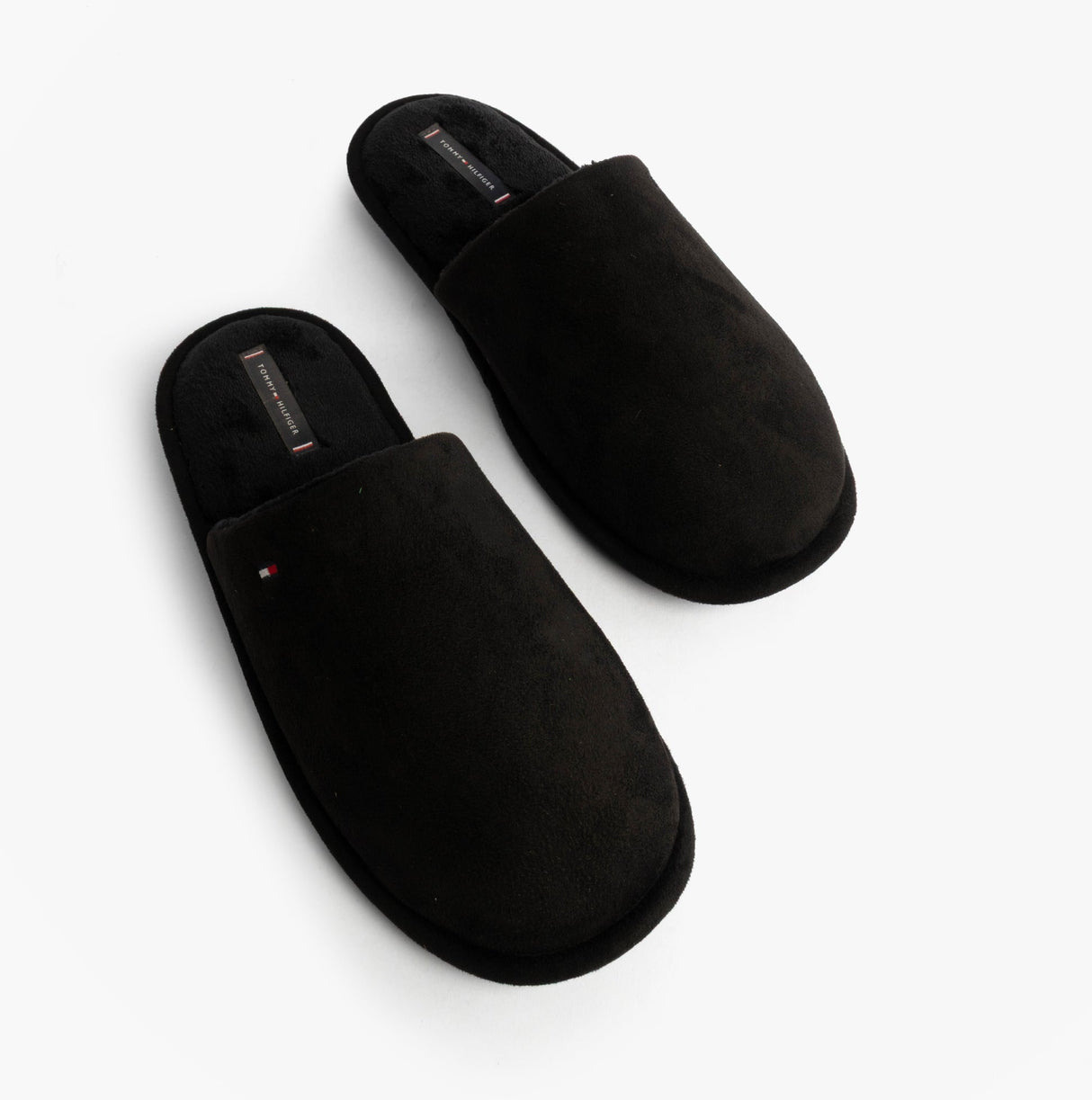 Tommy Hilfiger CORE HILFIGER FLAG H Mens Mule Slippers Black