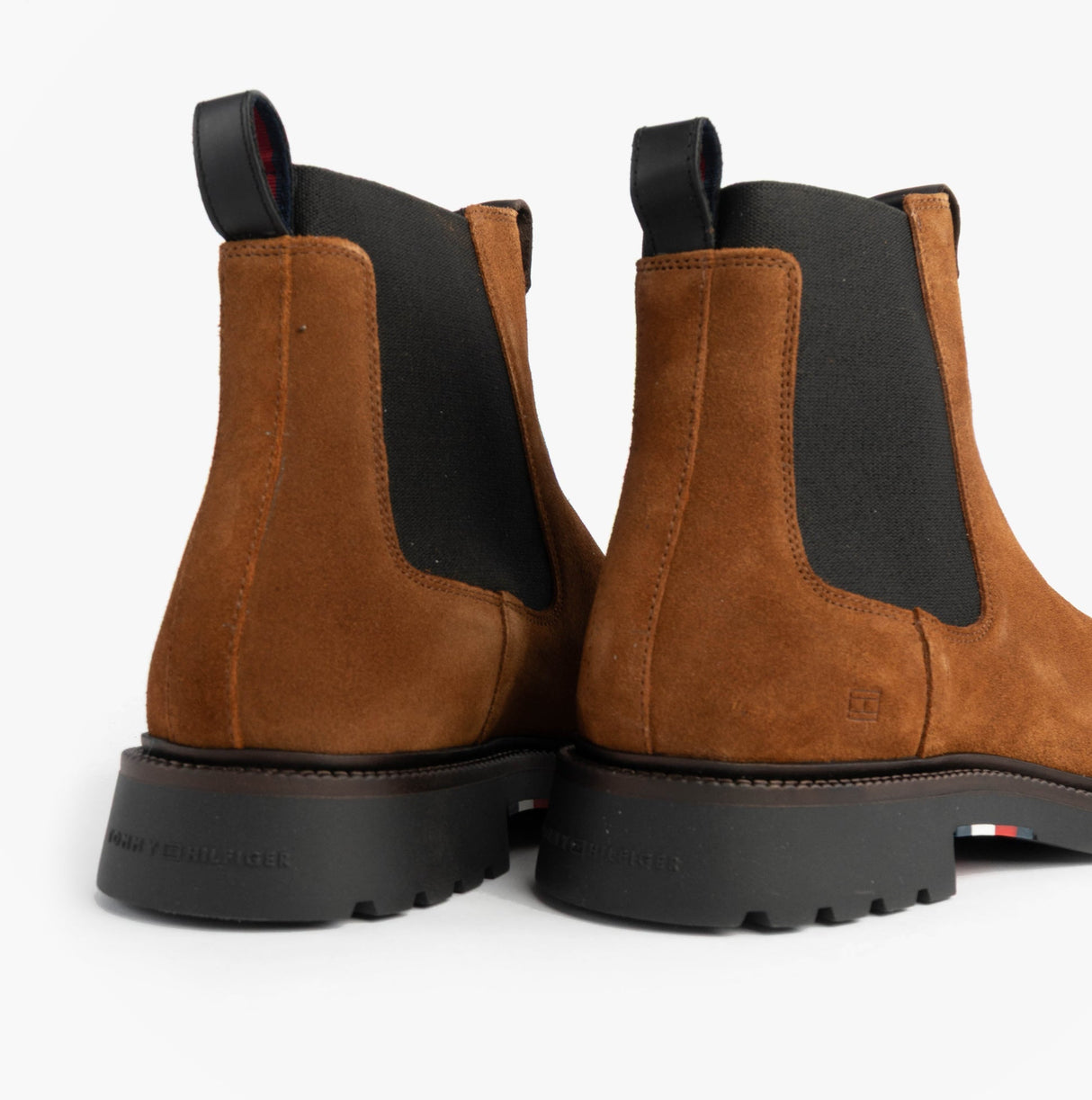 Tommy Hilfiger HILFIGER COMFORT Mens Suede Chelsea Boots Coconut Grove