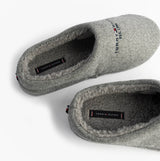 Tommy Hilfiger HILFIGER FELT HOUSE Mens House Slippers Universal Grey