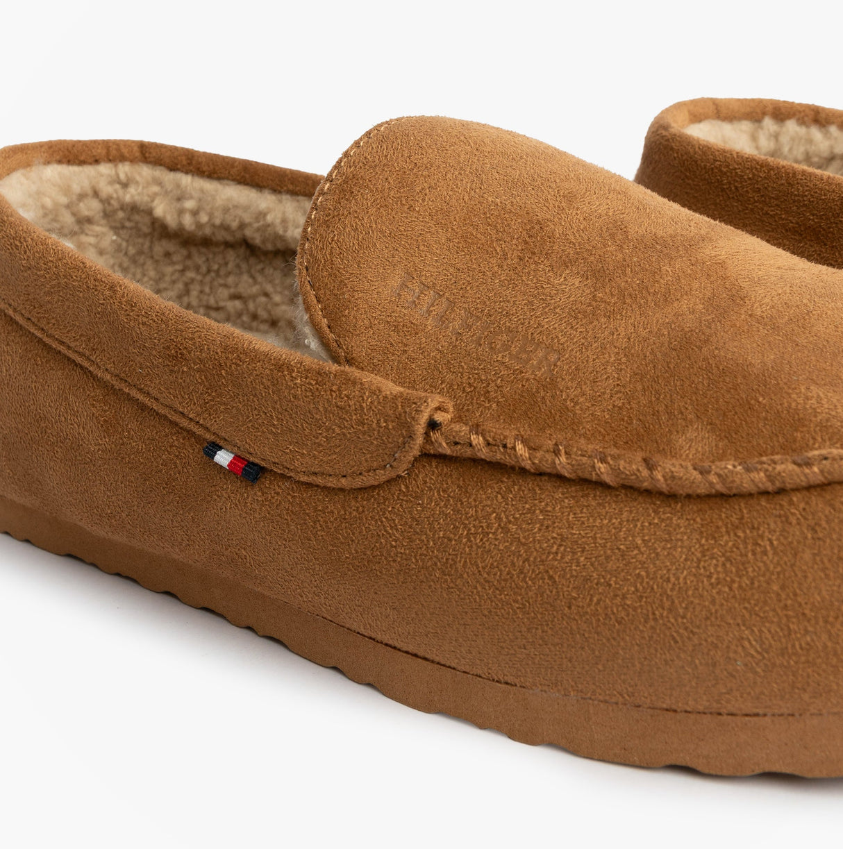 Tommy Hilfiger HILFIGER M SDE DRIVE Mens Mocassin Slippers Desert Khaki