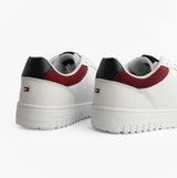 Tommy Hilfiger TH BASKET CORE LTH Mens Court Trainers Trainers Rwb