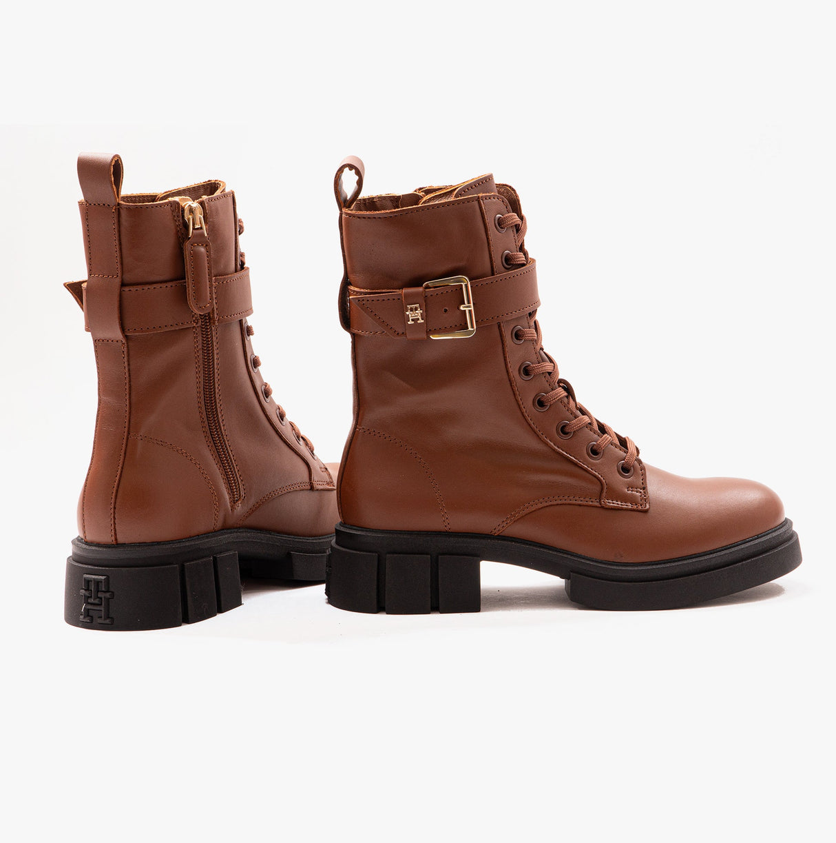 Tommy Hilfiger COOL FEMININE Womens Boots Natural Cognac